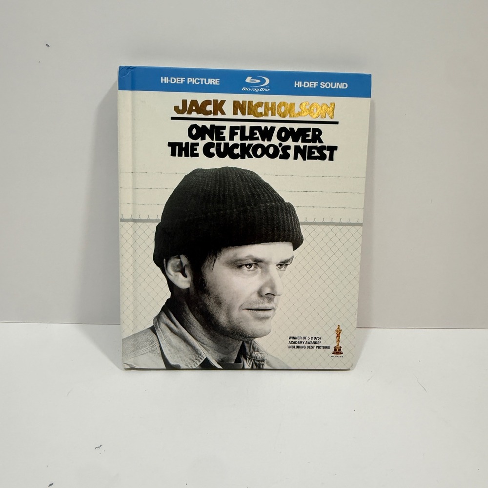 Warner Bros One Flew Over the Cuckoo's Nest Blu-ray OS White Excellent Digibook